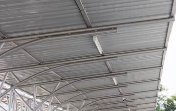 installing Burge End metal roofing